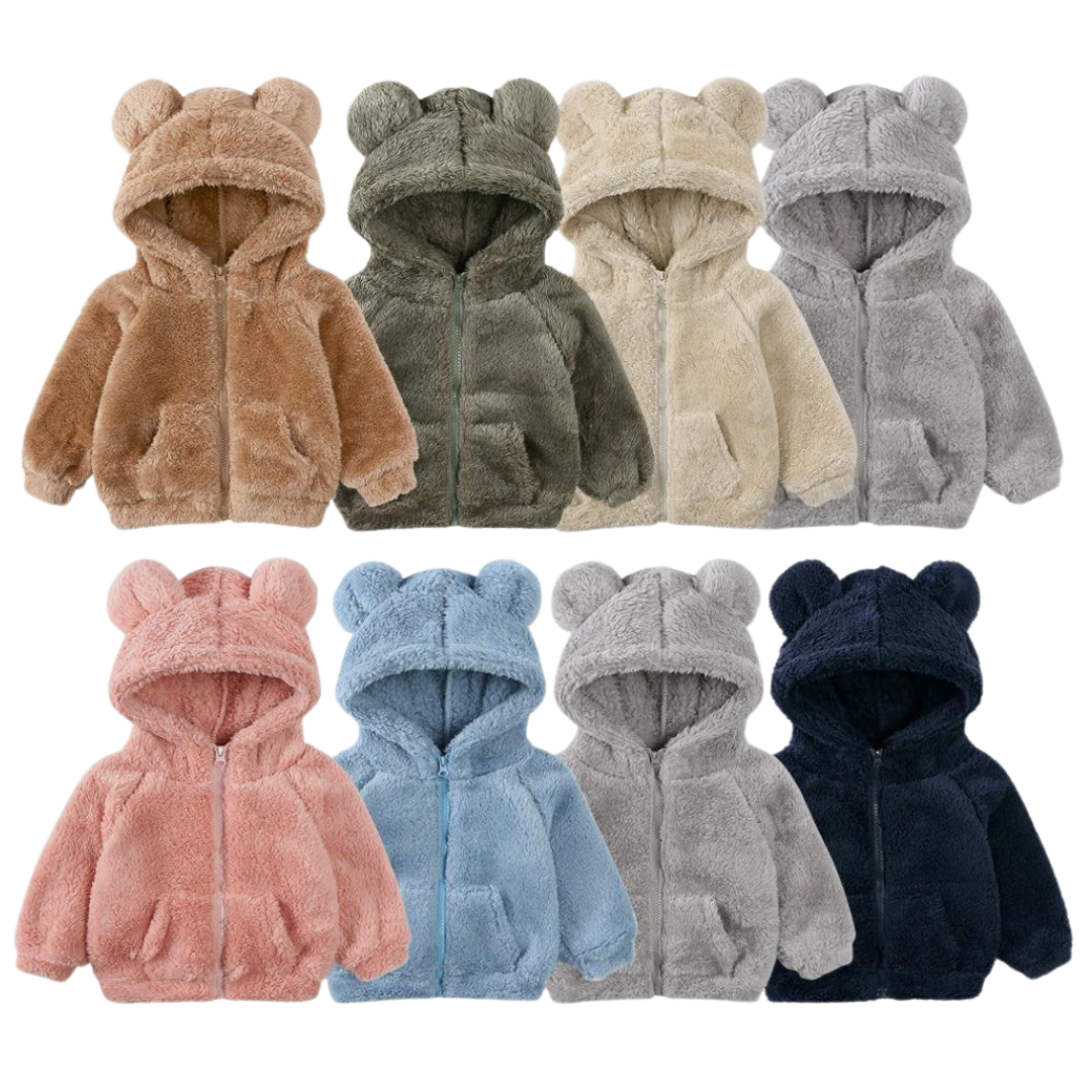 Bear fluffy jacket best sale