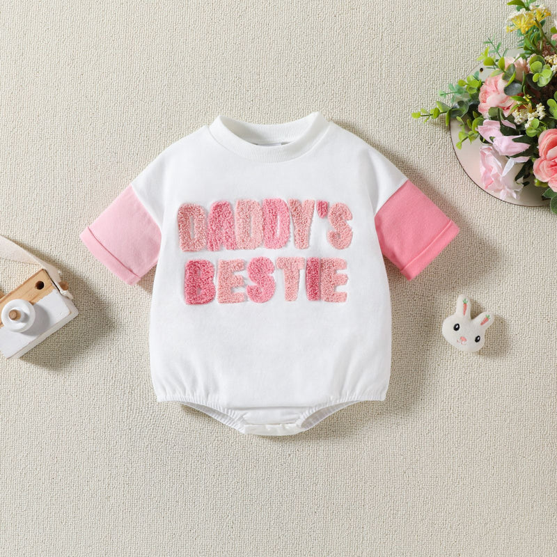 Daddy's Bestie T-shirt Romper