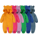 Bear Zipper Onesie - 14 Colours