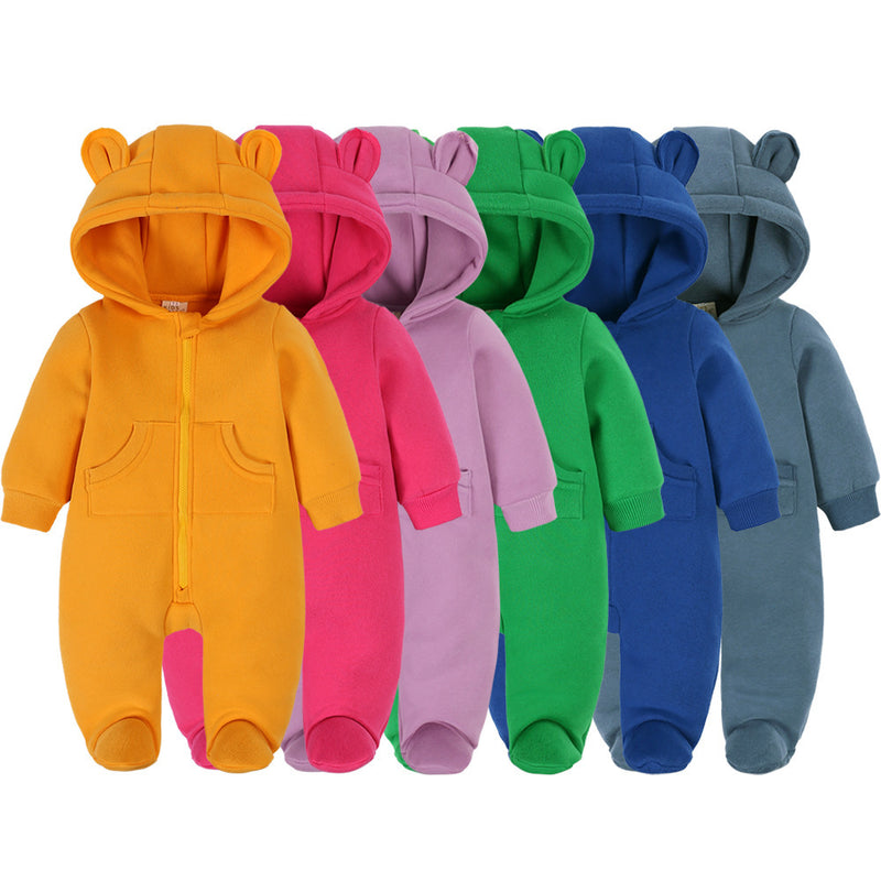 Bear Zipper Onesie - 14 Colours