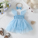 Bethany Star Tulle Romper