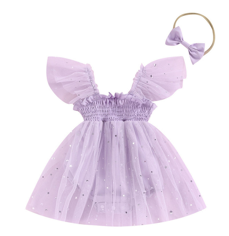 Bethany Star Tulle Romper