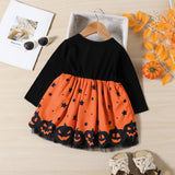 Pumpkin Star Dress