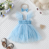 Bethany Star Tulle Romper