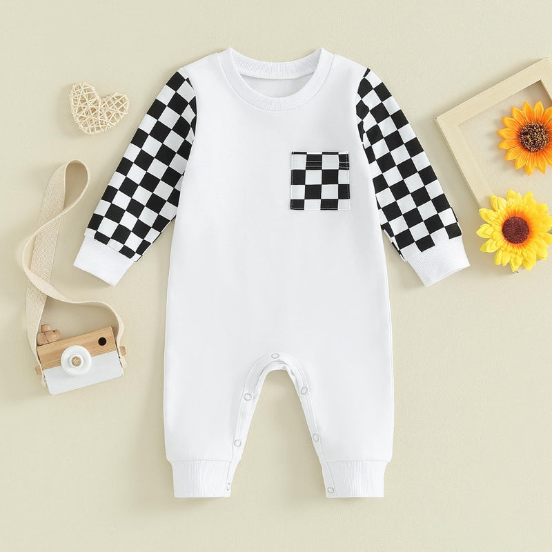 Checker Pocket Onesie