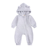 Bear Zipper Onesie - 14 Colours