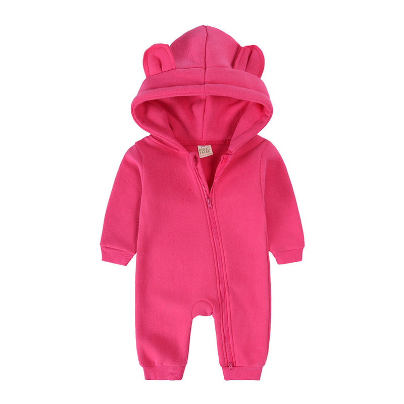 Bear Zipper Onesie - 14 Colours