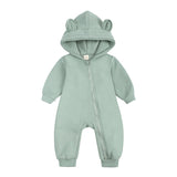 Bear Zipper Onesie - 14 Colours