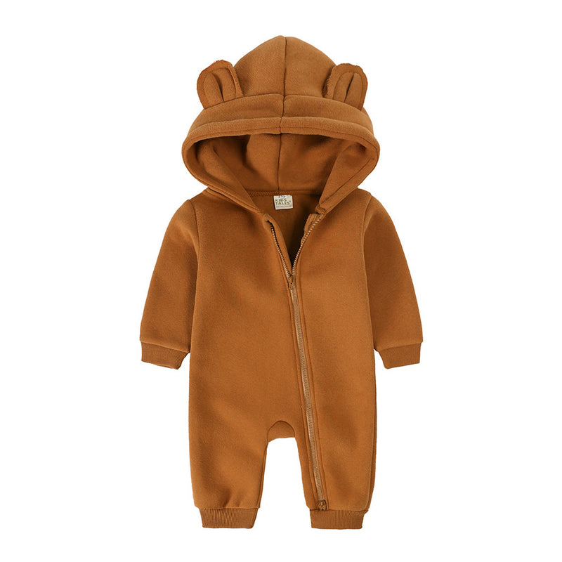 Bear Zipper Onesie - 14 Colours