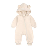 Bear Zipper Onesie - 14 Colours