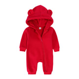 Bear Zipper Onesie - 14 Colours