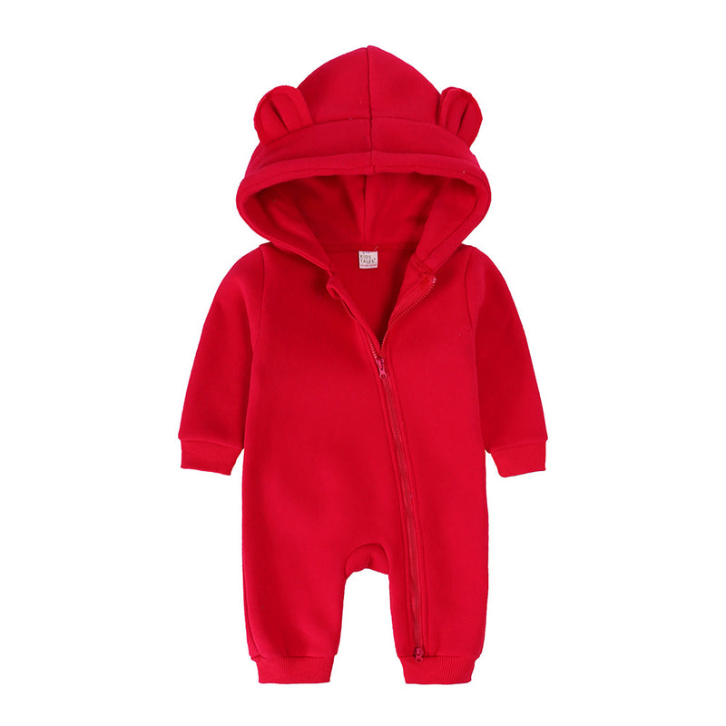 Bear Zipper Onesie - 14 Colours