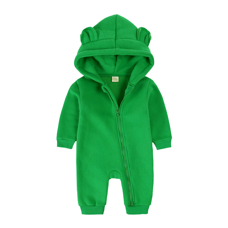 Bear Zipper Onesie - 14 Colours