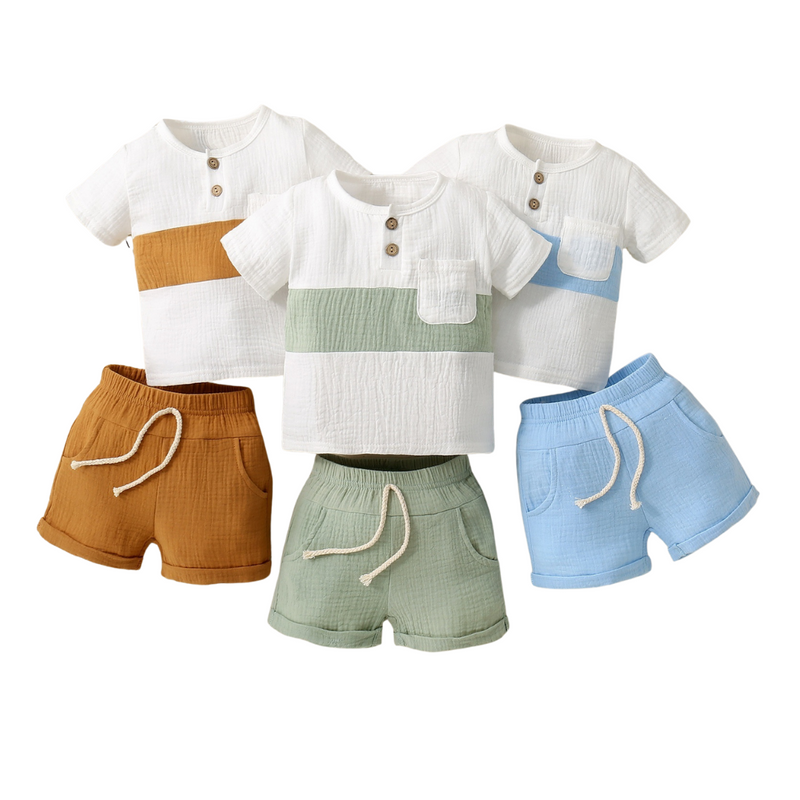 Jasper Crushed Cotton Set