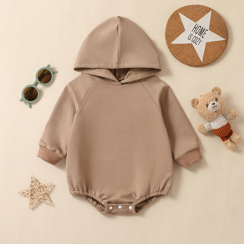 Hooded Long Sleeve Romper