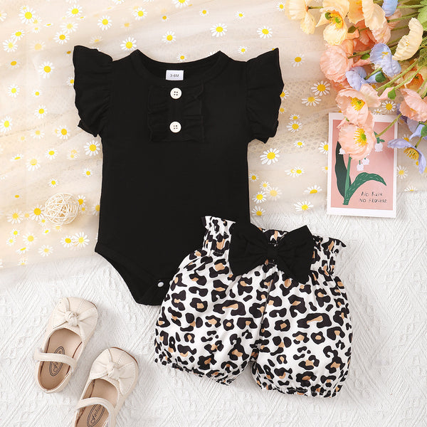 Leopard Bow Set