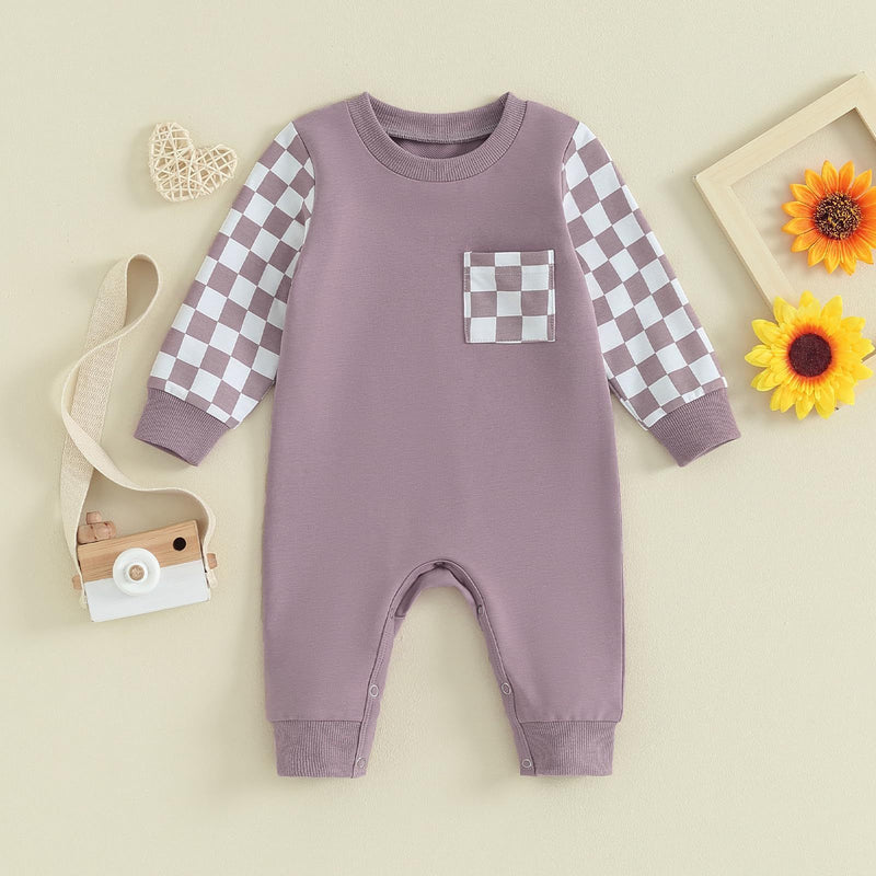 Checker Pocket Onesie