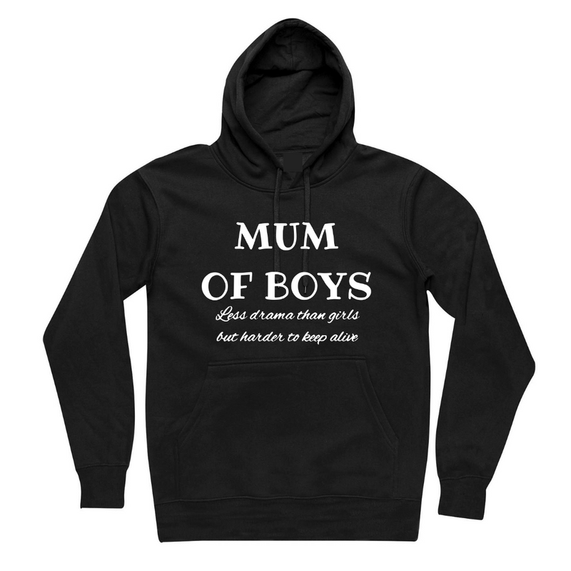 MLW By Design - Mum Of Boys Adult Hoodie